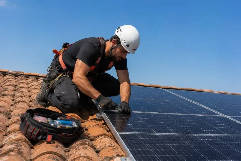 Maintenance et monitoring de panneaux solaires à Vertou